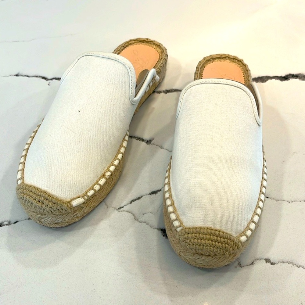 JCREW Canvas Espadrille Mule